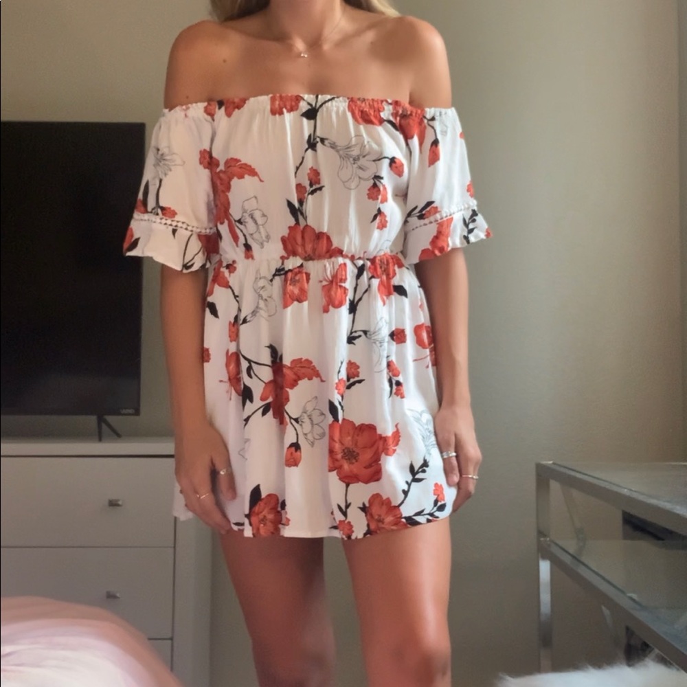 Floral Print Mini Dress